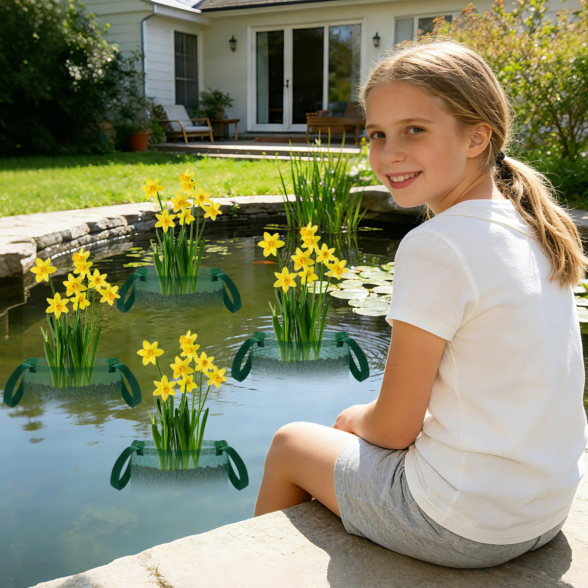 EBaokuup four-pack for multiple pond plants and setups.