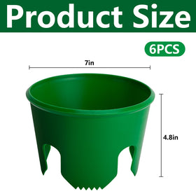 EBaokuup grow ring in soil insertion demonstrates easy serrated base for quick setup