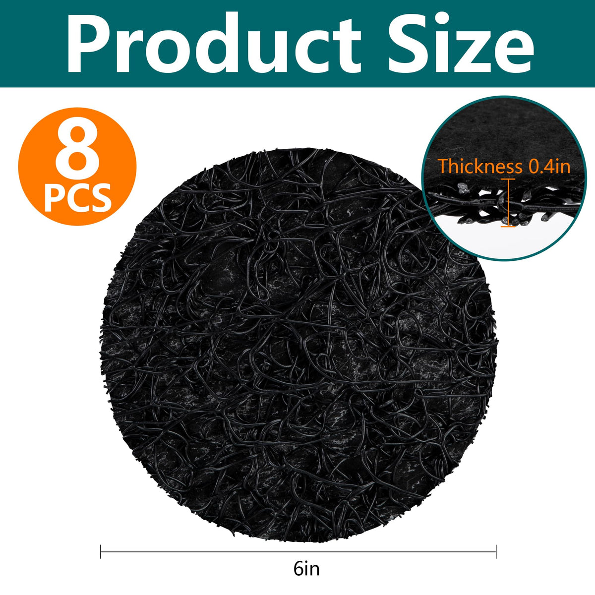 EBaokuup mesh discs with dual-layer design promote drainage and root aeration