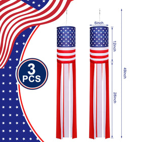 EBaokuup outdoor flag windsock enhances curb appeal on patio or garden