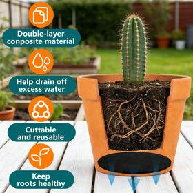 EBaokuup planter pads for indoor and outdoor use reduce clogging