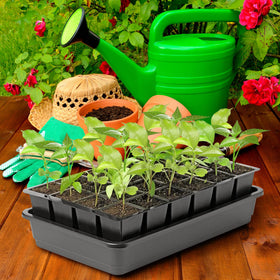 EBaokuup seed starting mats help maintain consistent moisture in trays with ease.