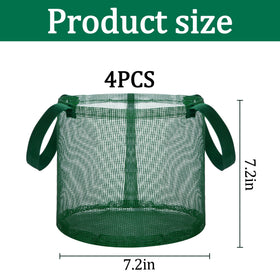 EBaokuup 7-inch round mesh pot supports airflow to roots.