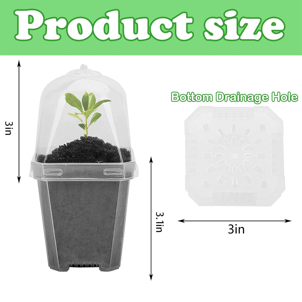 EBaokuup seed starting pots with labels help organize seedlings
