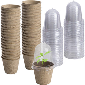 EBaokuup seeding pots with a 2.3-inch opening for easy seedling start.