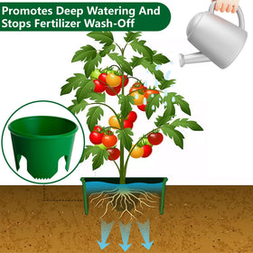 EBaokuup ring in garden bed demonstrates rock and soil separation