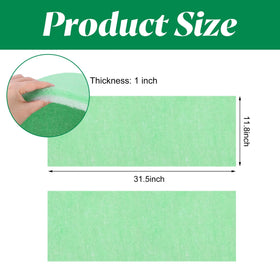 EBaokuup glueless cotton planter mat closeup highlighting eco-friendly, non-glue design