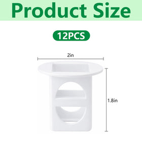 EBaokuup hydroponic cups; perforated design supports stable water flow and aeration.