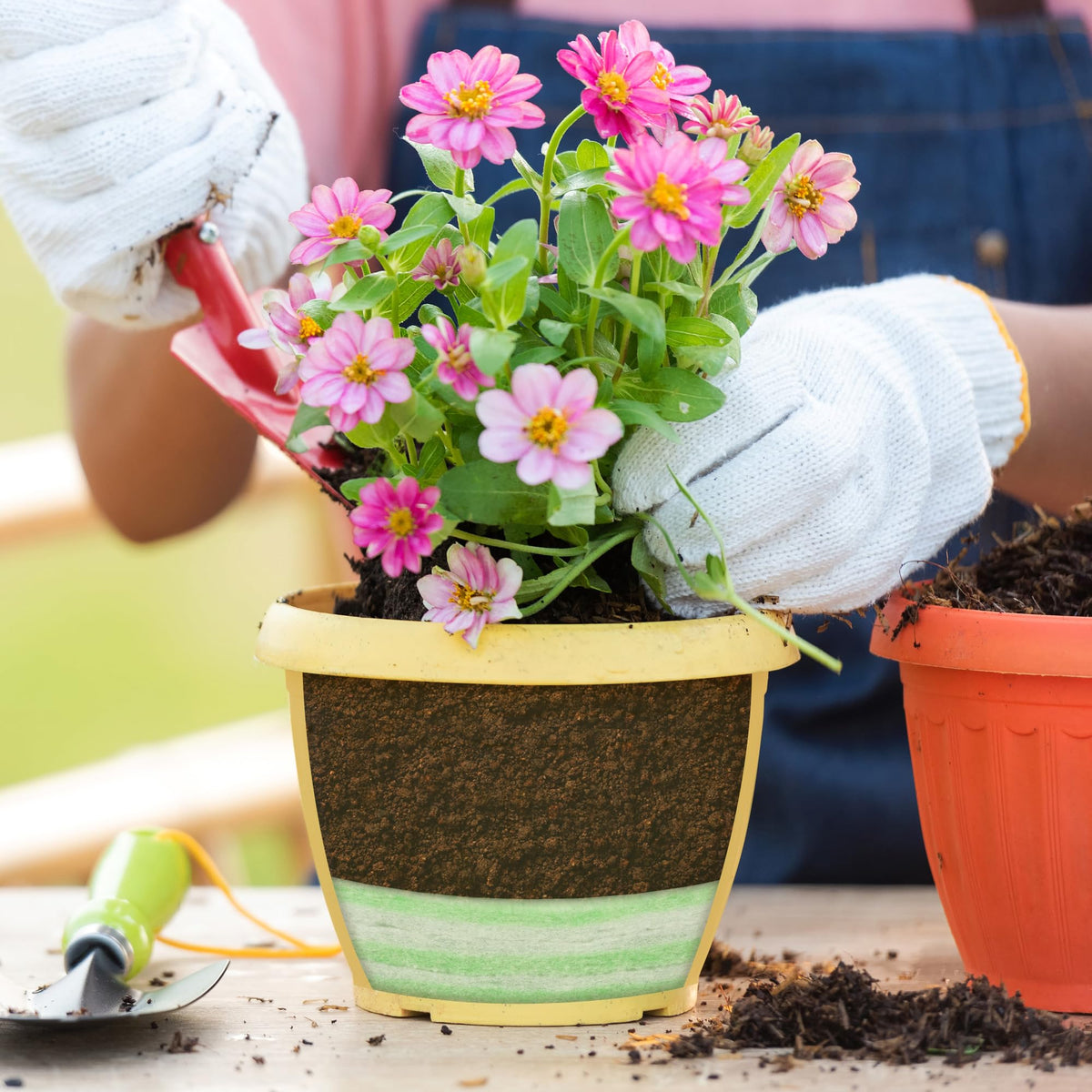 EBaokuup anti-rot drainage filler green supports healthier root growth through better drainage