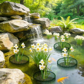 EBaokuup four pack pond plant bags for easy replacements