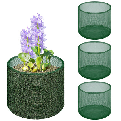 EBaokuup pond plant bag mesh pot shows breathable design for healthier roots