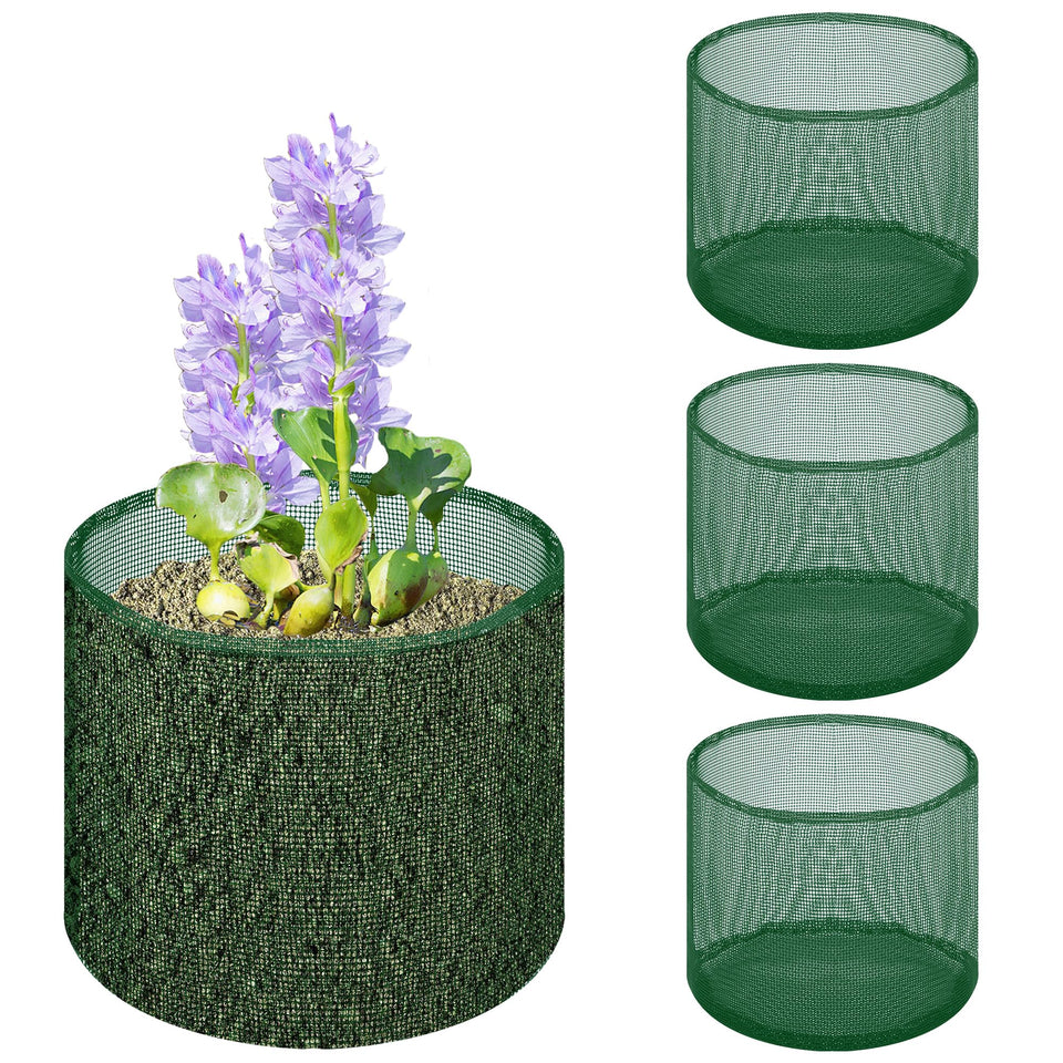 EBaokuup pond plant bag mesh pot shows breathable design for healthier roots