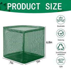EBaokuup reusable PVC mesh pots for easy cleaning and pond durability.