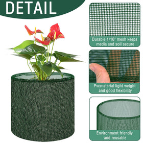 EBaokuup round green pot ideal for lilies in a pond