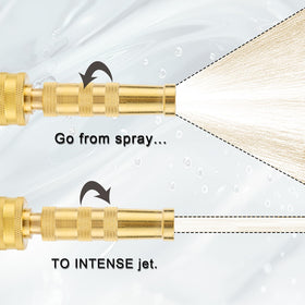 EBH comfort grip with shut-off valve for precise flow control.