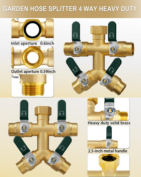 EBH ball valve closeup demonstrates smooth, restriction-free water distribution.