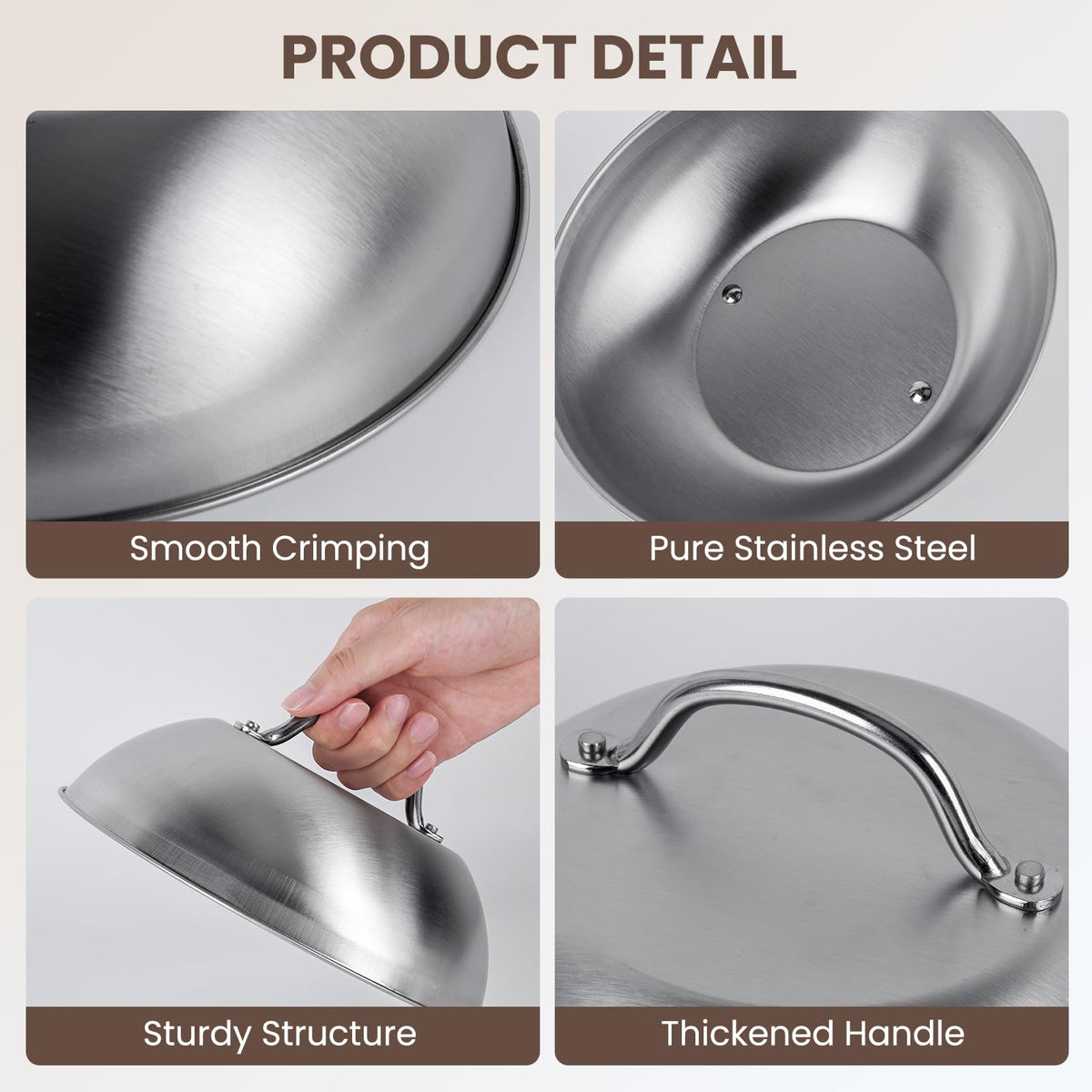 EBIEFLY usage scenarios with dome lid enhancing griddle cooking