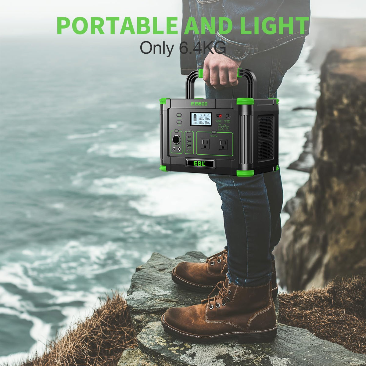 EBL built-in BMS close-up highlighting safety and protection