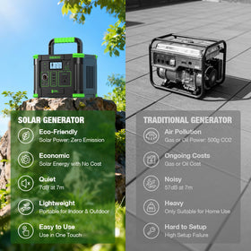 EBL portable power station SOS LED mode ready for emergencies.