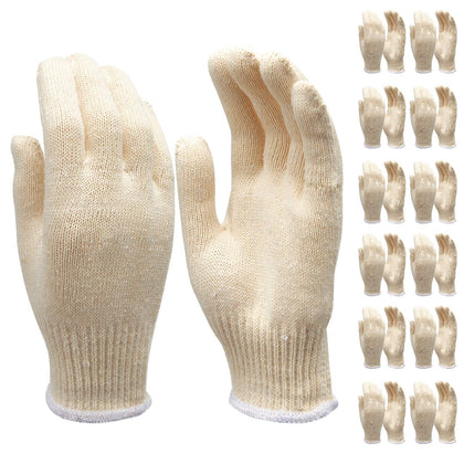 EBLAELEL safety gloves cotton pack12 for grilling and kitchen tasks