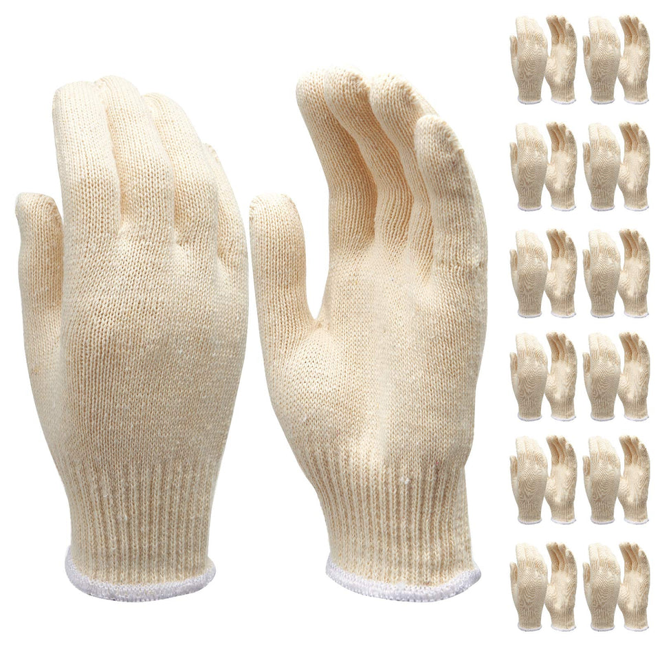 EBLAELEL safety gloves cotton pack12 for grilling and kitchen tasks