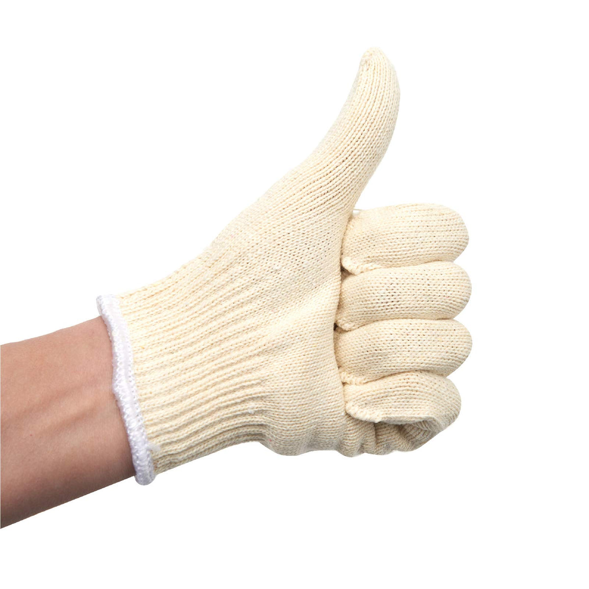 EBLAELEL white cotton BBQ heat gloves for grilling protection