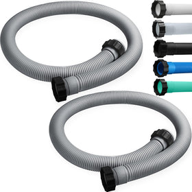 EBOOT 2-pack pool hoses shown as above-ground pool replacement with 1.5 inch diameter and 59 inch length.