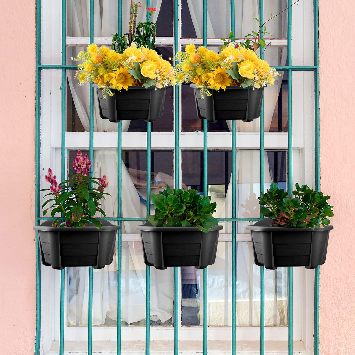EBOOT balcony display ideas with hooks help you refresh outdoor spaces.