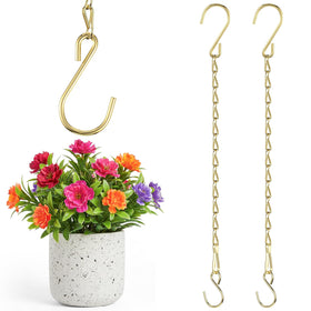 EBOOT gold-finish chain; decorative hardware that blends with decor.