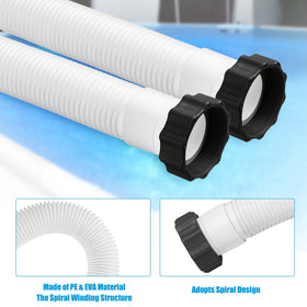 Hose near saltwater system illustrating saltwater-ready design.