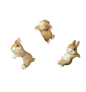 Ebrima bunny figurine planter hanger-7: charming decor for porches and shelves