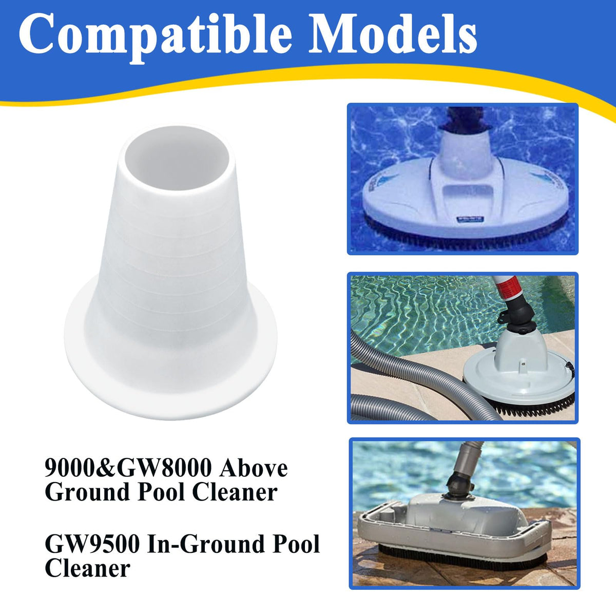 Compatibility focus: Ebrmeiwo reducer fits GW8000 and GW9500 models.