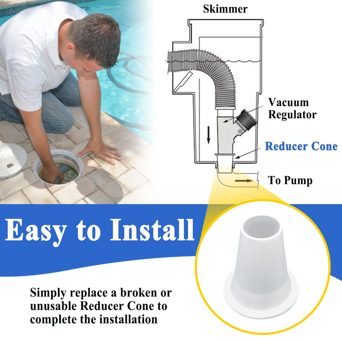Durable rubber cone reducer from Ebrmeiwo designed for long service.