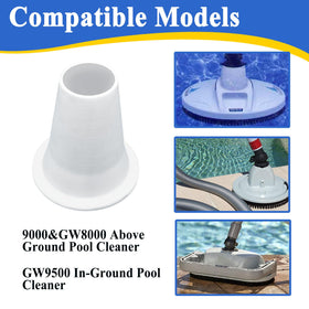 Ebrmeiwo GW9500 in ground cleaner usage with cone reducer