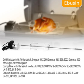 Ebusin two-year warranty backs your rotisserie investment.