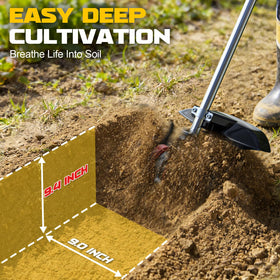 Ecarke 11-inch mowing blade for fast edging and trimming