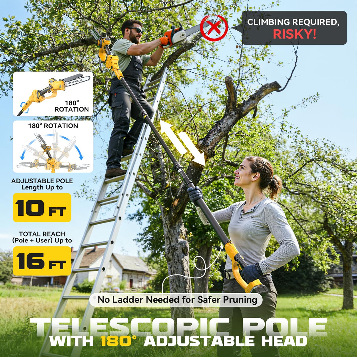 Ecarke 2-in-1 delivers 32 ft/s cutting speed for quick trimming