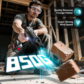 Ecarke brushless turbo motor delivers powerful performance for outdoor cleaning