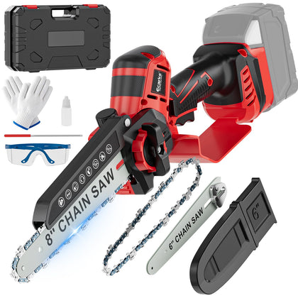 Ecarke electric mini chainsaw with a 6-inch blade for precise pruning and gardening