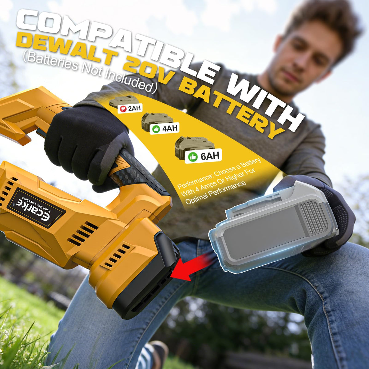 Ecarke industrial steel blades resist chipping for durable garden use