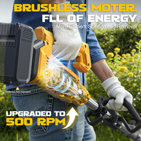 Ecarke weed wacker attachment for quick lawn edging and trimming