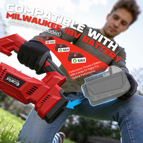 Ecarke widened blade spacing reduces weed tangling during use