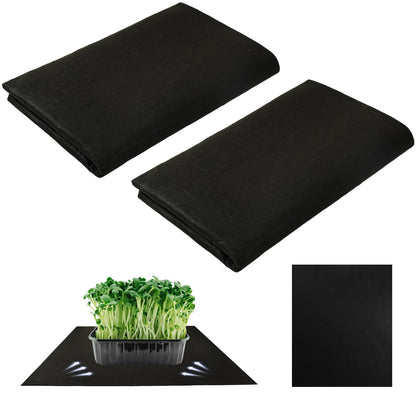 ECcandiedhaws capillary mat under greenhouse pots for steady hydration