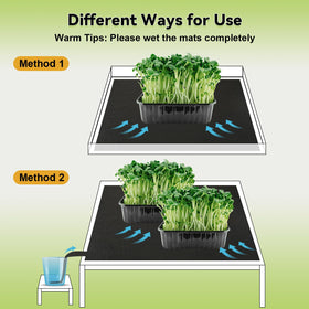 ECcandiedhaws mat placed under pots to promote hydration