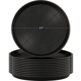 Eccliy 12-pcs plant saucers protect surfaces from water damage.