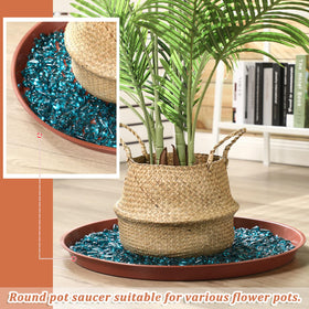 Eccliy matte finish saucer doubles as decorative display tray