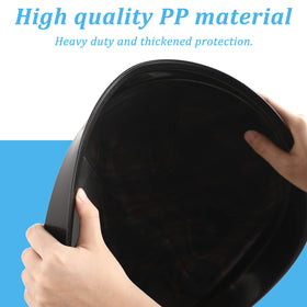 Eccliy leakproof plant saucer catching overflow water and soil to protect floors.