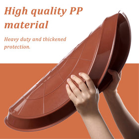 Eccliy leakproof tray catches water and soil, protecting indoor surfaces