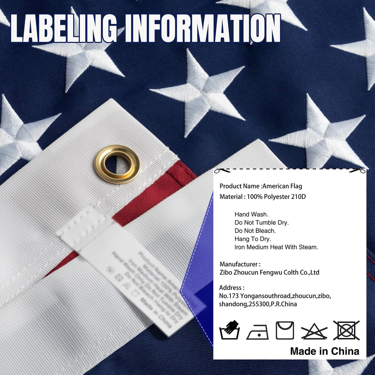 Echidna flag indoor-outdoor-hanging offers flexible mounting options.