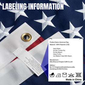 Echidna flag indoor-outdoor-hanging offers flexible mounting options.